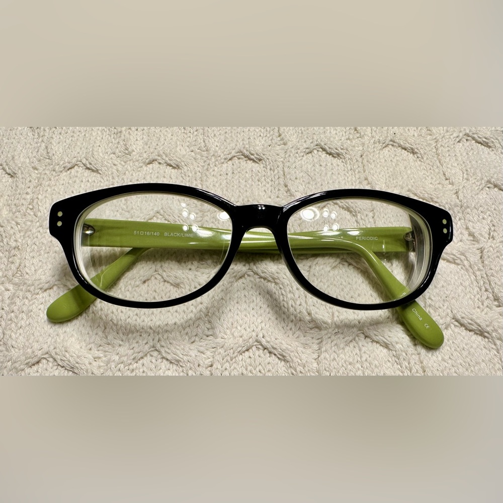BUM Equipment Periodic Black Lime Eyeglasses Frames  51[]16-140